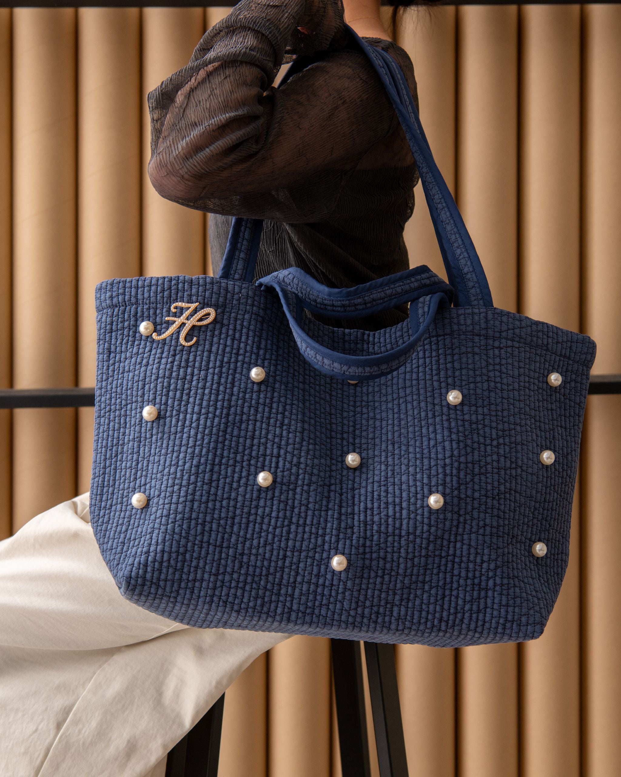 Perle nubi tote bag Grand(ﾊﾟｰﾙﾄｰﾄｸﾞﾗﾝﾄﾞ)