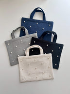 Perle nubi tote bag petit (ﾊﾟｰﾙﾄｰﾄﾌﾟﾃｨ)