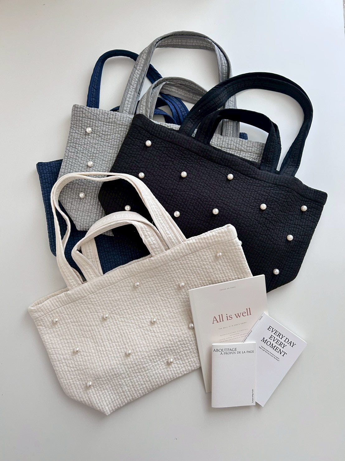 Perle nubi tote bag Grand(ﾊﾟｰﾙﾄｰﾄｸﾞﾗﾝﾄﾞ)