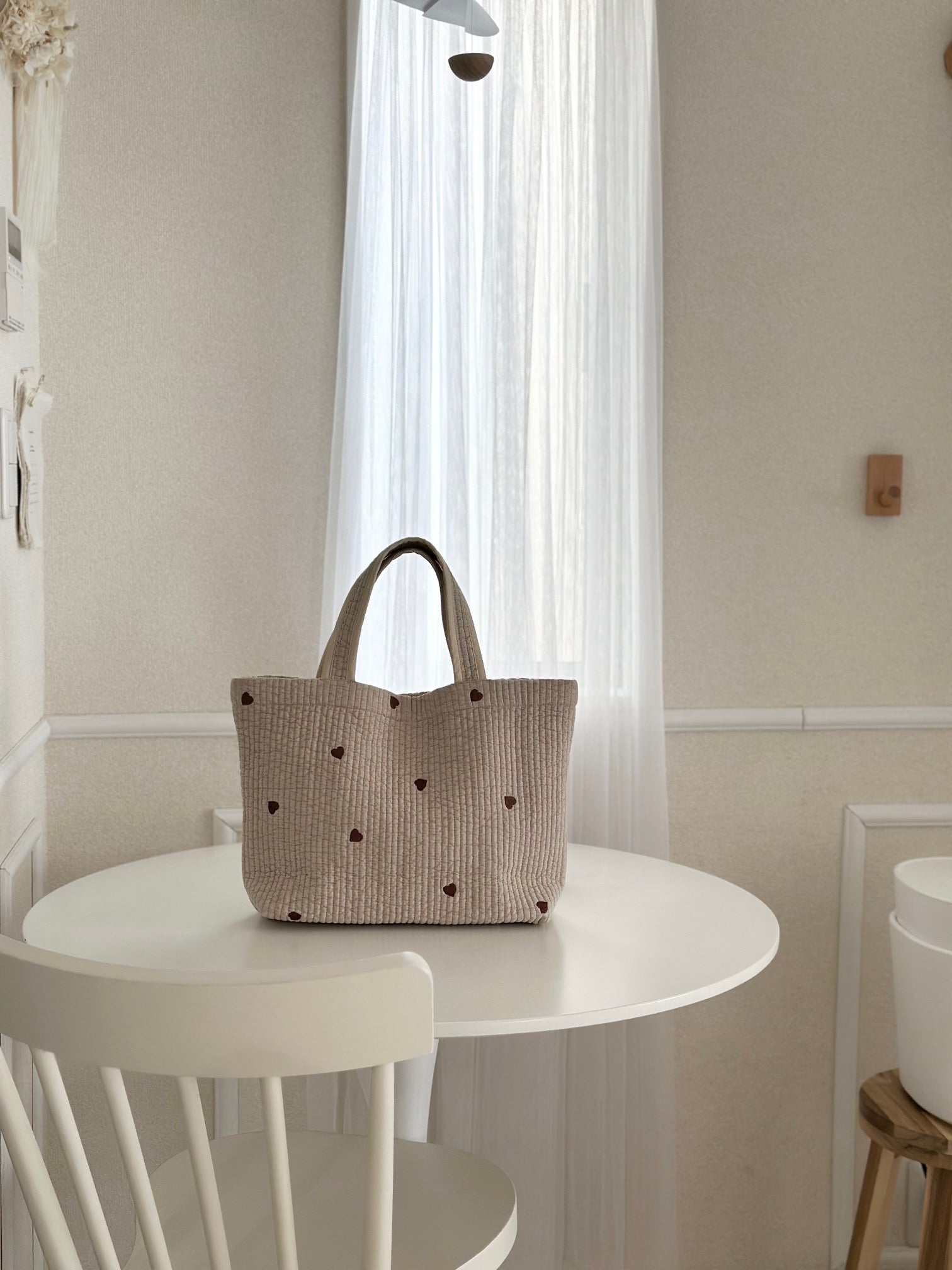 Petit heart nubi bag midi(ﾌﾟﾃｨ ﾊｰﾄﾐﾃﾞｨ)