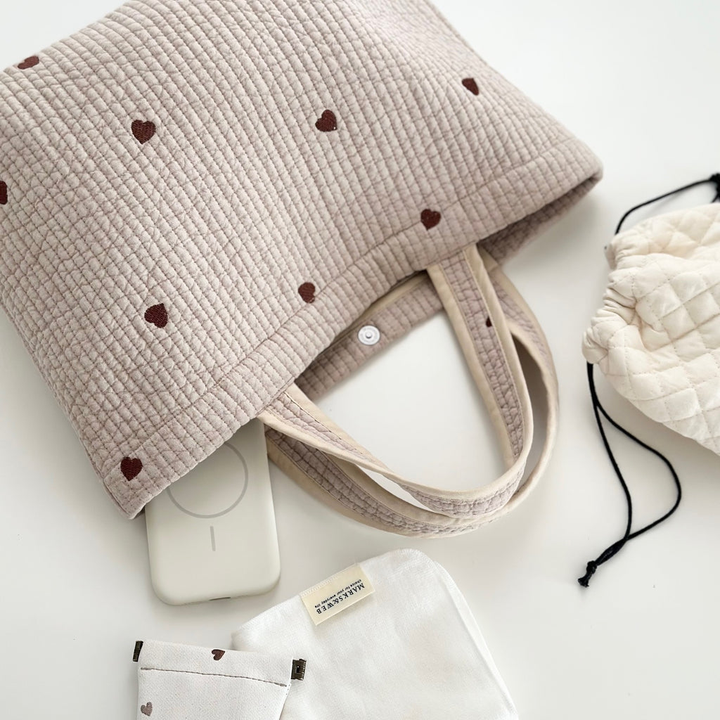 Petit heart nubi bag midi(ﾌﾟﾃｨ ﾊｰﾄﾐﾃﾞｨ)