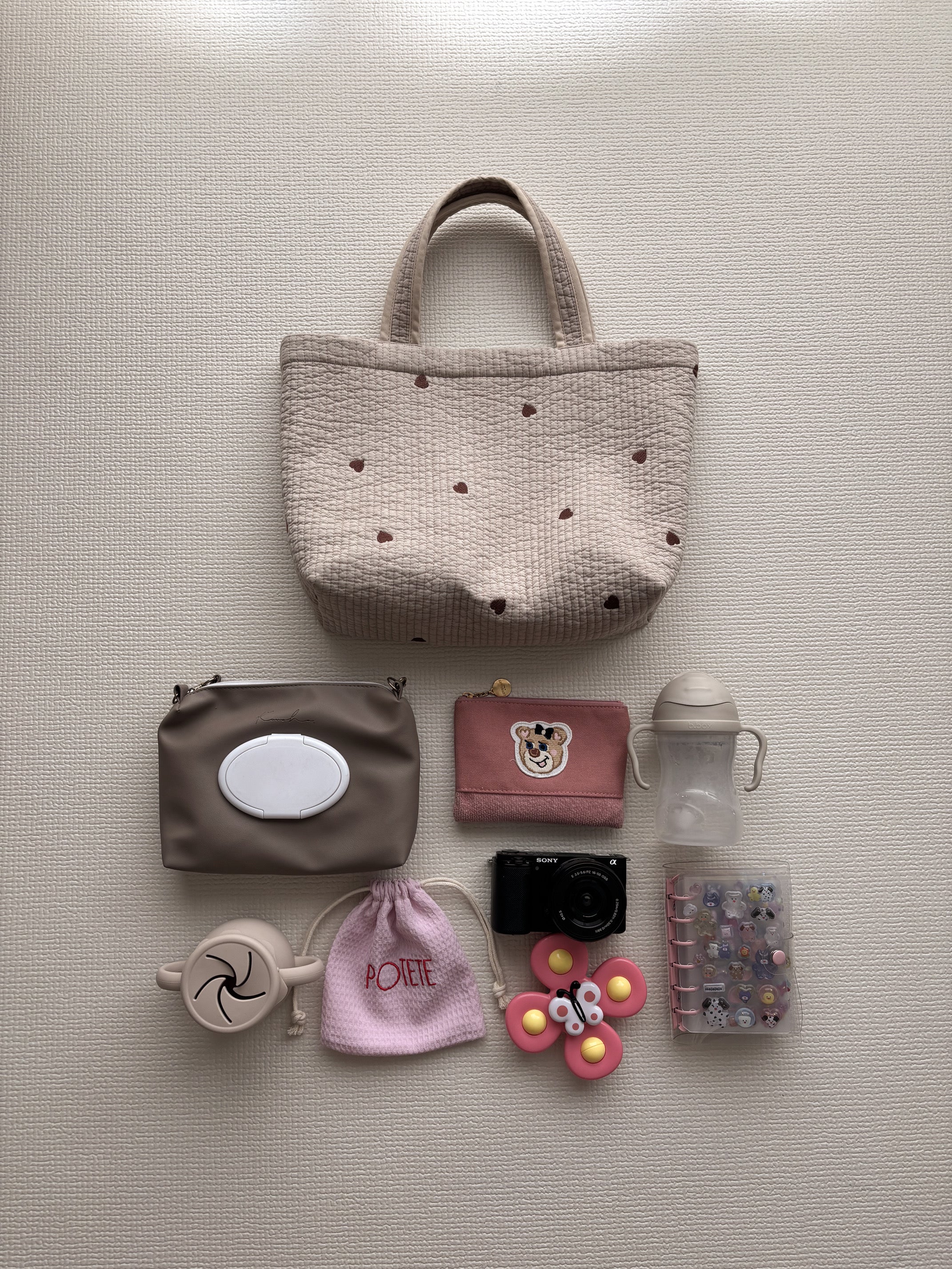 Petit heart nubi bag midi(ﾌﾟﾃｨ ﾊｰﾄﾐﾃﾞｨ)
