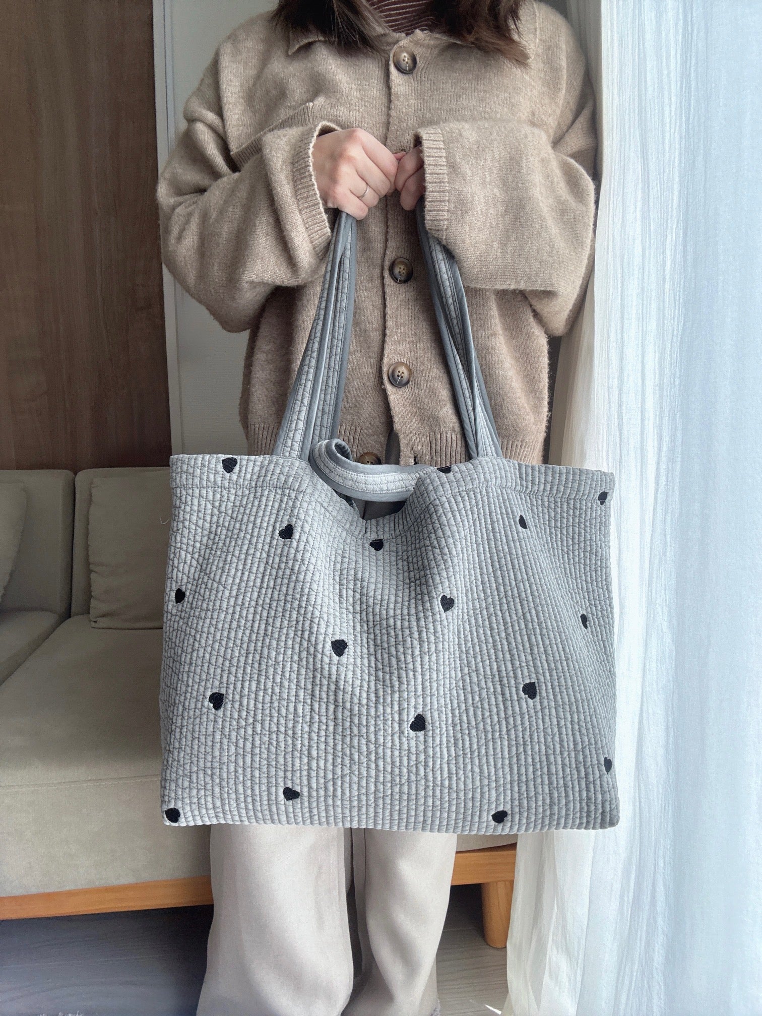 Petit heart nubi bag large(ﾌﾟﾃｨ ﾊｰﾄﾗｰｼﾞ)