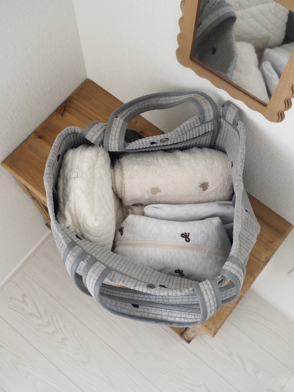Petit heart nubi bag large(ﾌﾟﾃｨ ﾊｰﾄﾗｰｼﾞ)