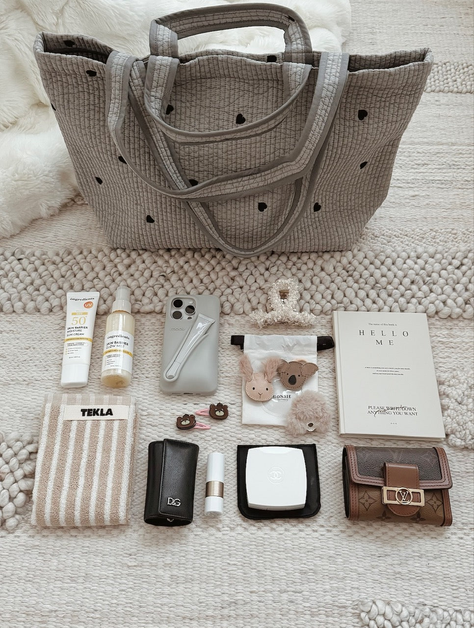 Petit heart nubi bag large(ﾌﾟﾃｨ ﾊｰﾄﾗｰｼﾞ)