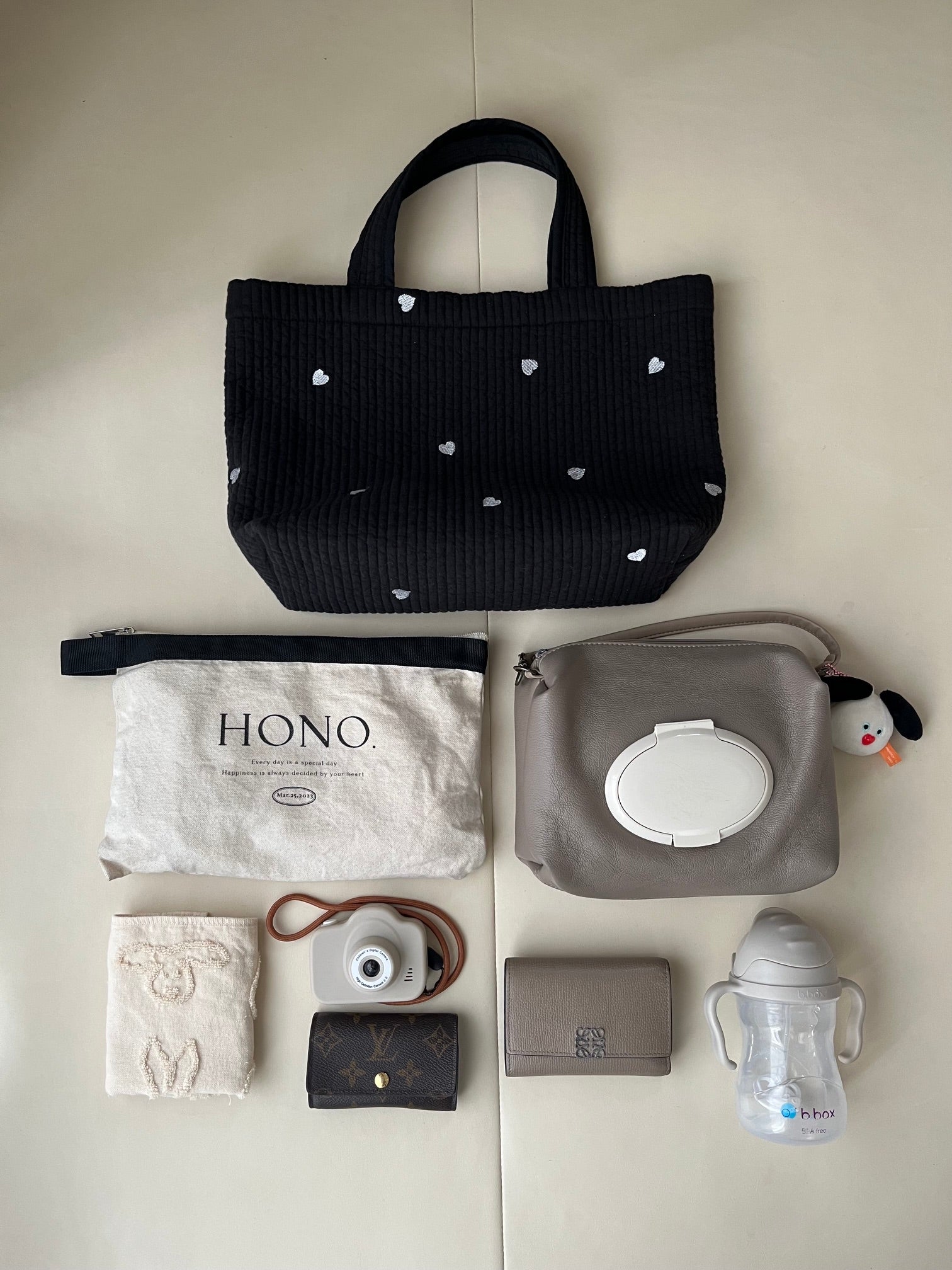 Petit heart nubi bag midi(ﾌﾟﾃｨ ﾊｰﾄﾐﾃﾞｨ)