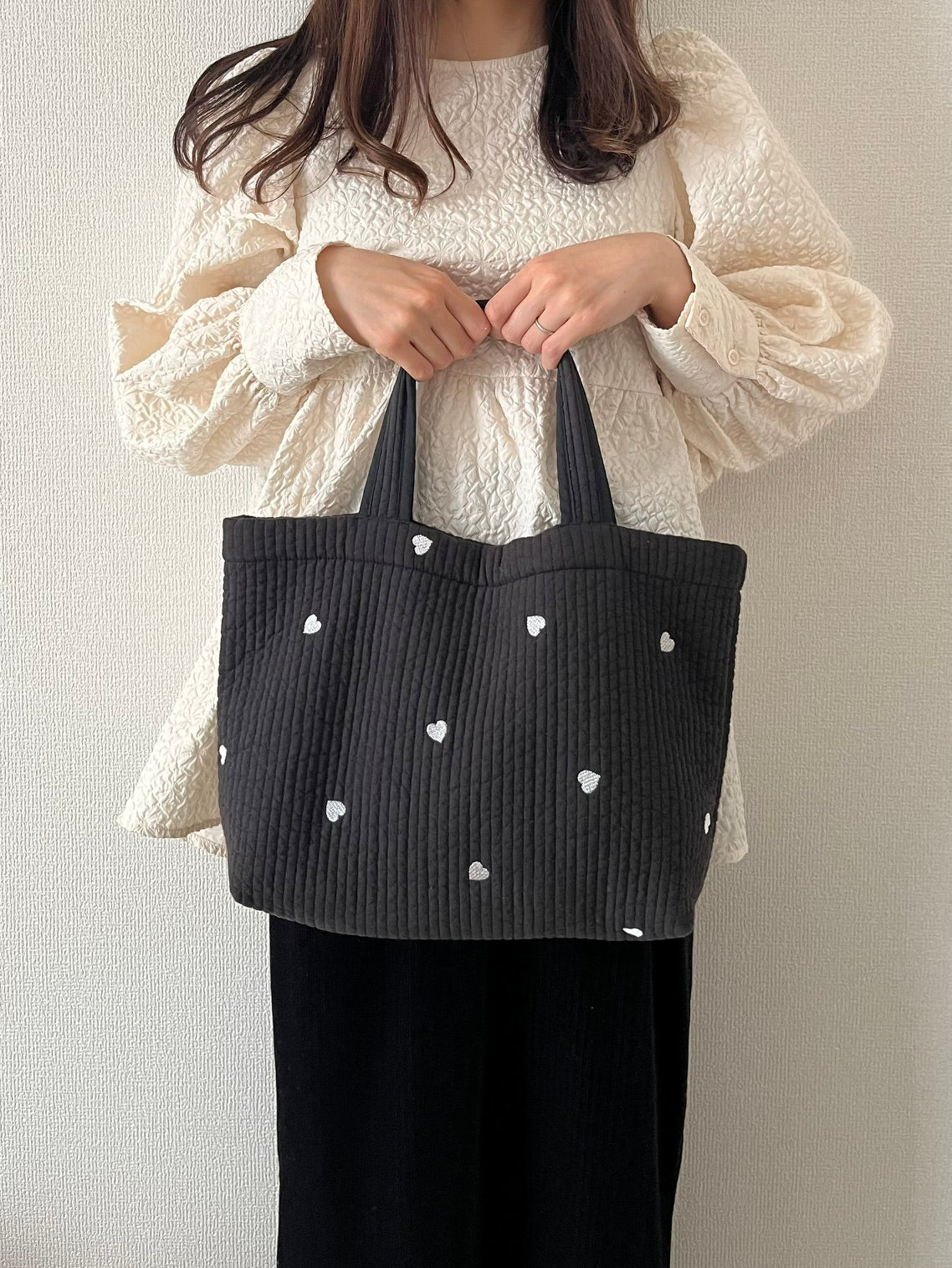 Petit heart nubi bag midi(ﾌﾟﾃｨ ﾊｰﾄﾐﾃﾞｨ)