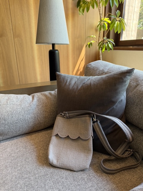 Scallop nubi shoulder bag(ｽｶﾗｯﾌﾟｼｮﾙﾀﾞｰ)