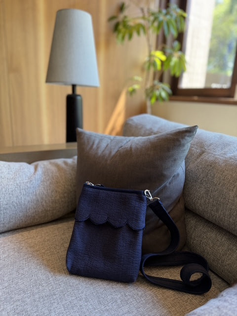 Scallop nubi shoulder bag(ｽｶﾗｯﾌﾟｼｮﾙﾀﾞｰ)