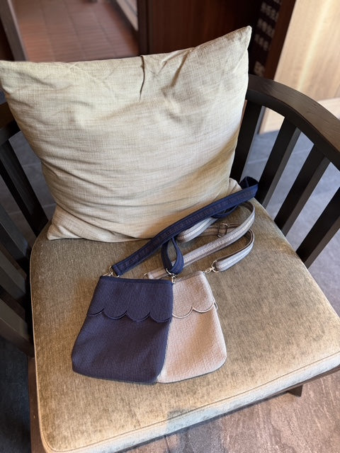 Scallop nubi shoulder bag(ｽｶﾗｯﾌﾟｼｮﾙﾀﾞｰ)